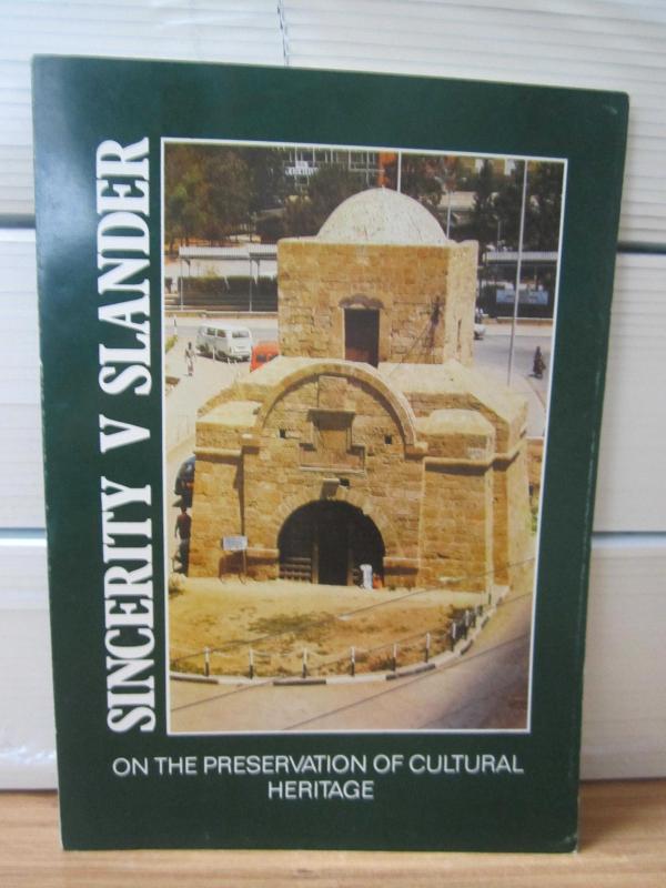 Sincerity V Slander - On The Preservation of Cultural Heritage