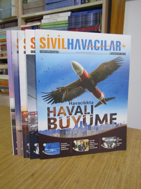 Sivil Havacılar Dergisi - 5 Sayı TAKIM (Sayılar: 19-20-21-22-23)