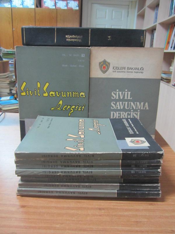Sivil Savunma Dergisi - 13 Farklı Sayı TAKIM (Sayılar: 54-55-56-57-58-59-60-61-62-63-64-65-66-67) -İçişleri Bakanlığı Sivil Savunma İdaresi Başkanlığı