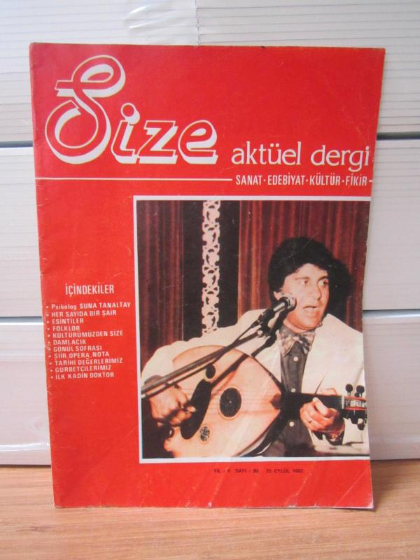 SİZE Aktüel Dergi - 25 Eylül 1982 - Yıl 4 Sayı 80