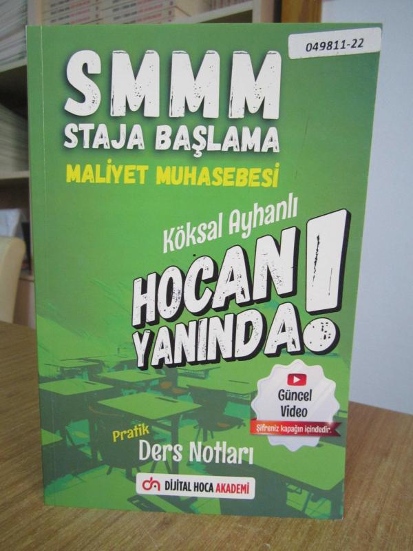 SMMM Maliyet Muhasebesi Pratik Ders Notu