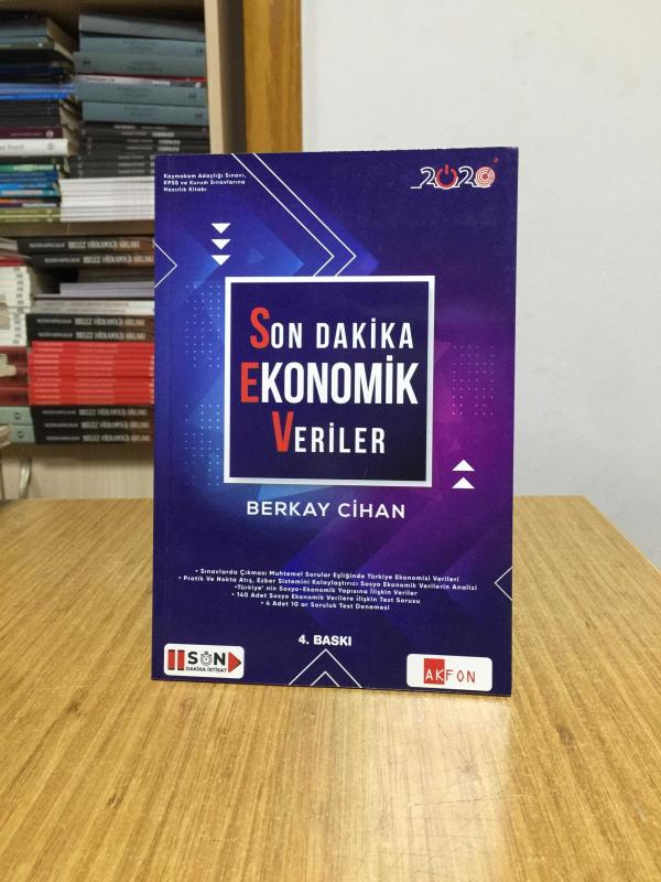 Son Dakika Ekonomik Veriler Akfon Yayınları 4.BASKI