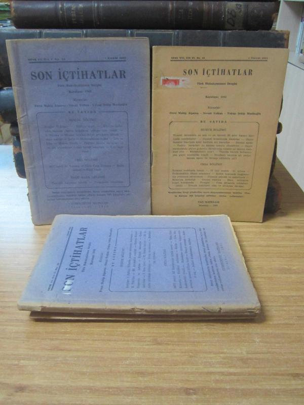 Son İçtihatlar Dergisi - 7 Farklı Sayı TAKIM (1950-1951) - Sayılar: 33-34-35-36-37-38-39