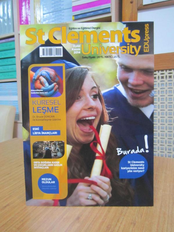 St Clements University Dergisi - Eylül Kasım 2014