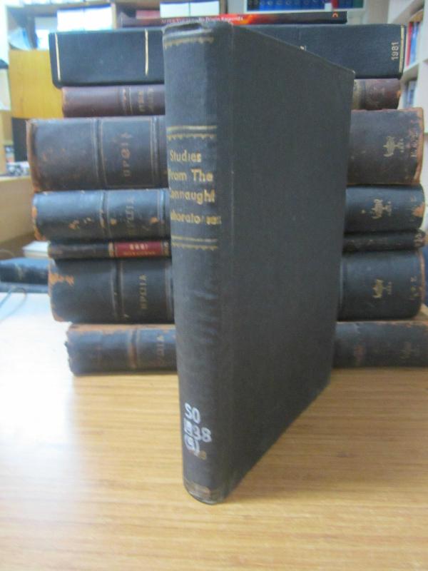 Studies From The Connaught Laboratories University of Toronto - Volume IX - Year 1937