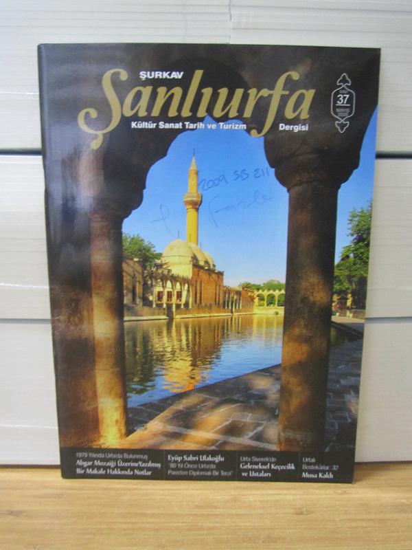ŞURKAV Şanlıurfa Dergisi Sayı: 37 - Mayıs 2020