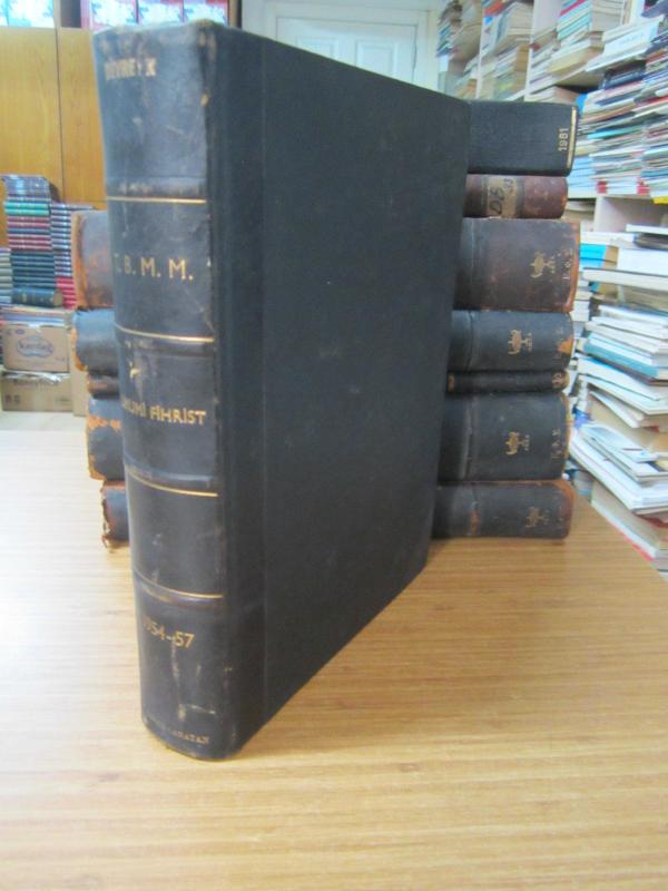 T.B.M.M. Umumi Fihrist - Devre X - 1954 - 1957 - Ciltli