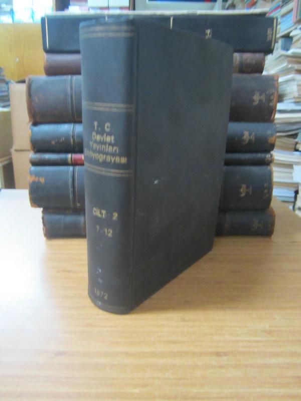 T.C.Devlet Yayınları Bibliyografyası Cilt 2 Sayı 7 - Temmuz 1972 - Sayı 12 Aralık 1972 - Ciltli