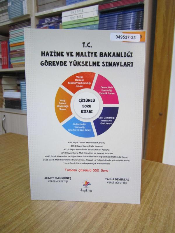 T.C. Hazine ve Maliye Bakanlığı GYS Görevde Yükselme Sınavları 2023 Çözümlü Soru Kitabı