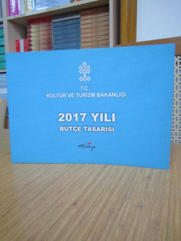 T.C. Kültür ve Turizm Bakanlığı 2017 Yılı Bütçe Tasarısı