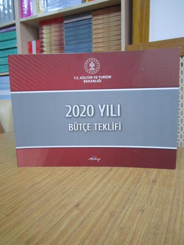 T.C. Kültür ve Turizm Bakanlığı 2020 Yılı Bütçe Teklifi