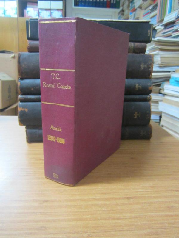 T.C.Resmi Gazete  - 1 Aralık 1984  Sayı 18592 - 18606 Ciltli