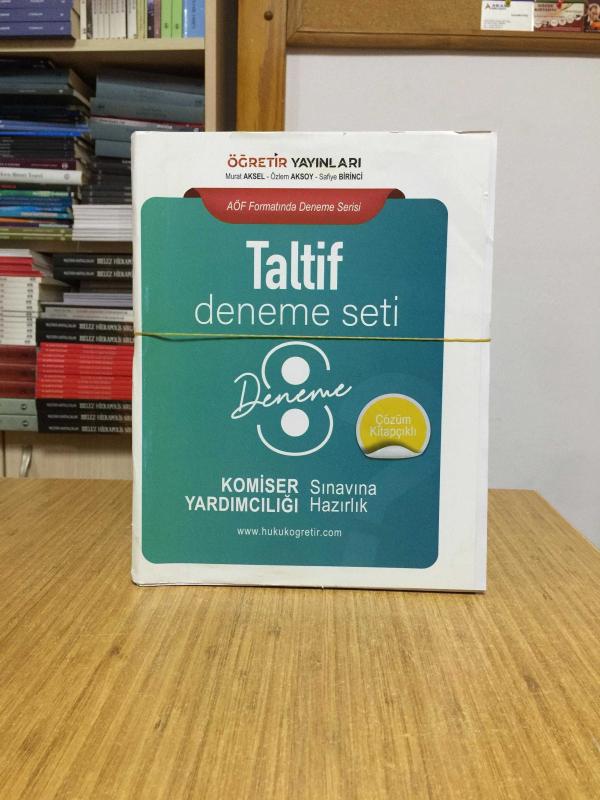 Taltif Komiser Yardımcılığı Sınavına Hazırlık Deneme Seti Öğretir Yayınları