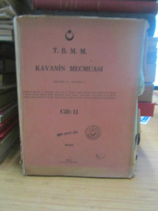 TBMM Kavanin Mecmuası Cilt 11 Devre 4 İçtima 1 1932