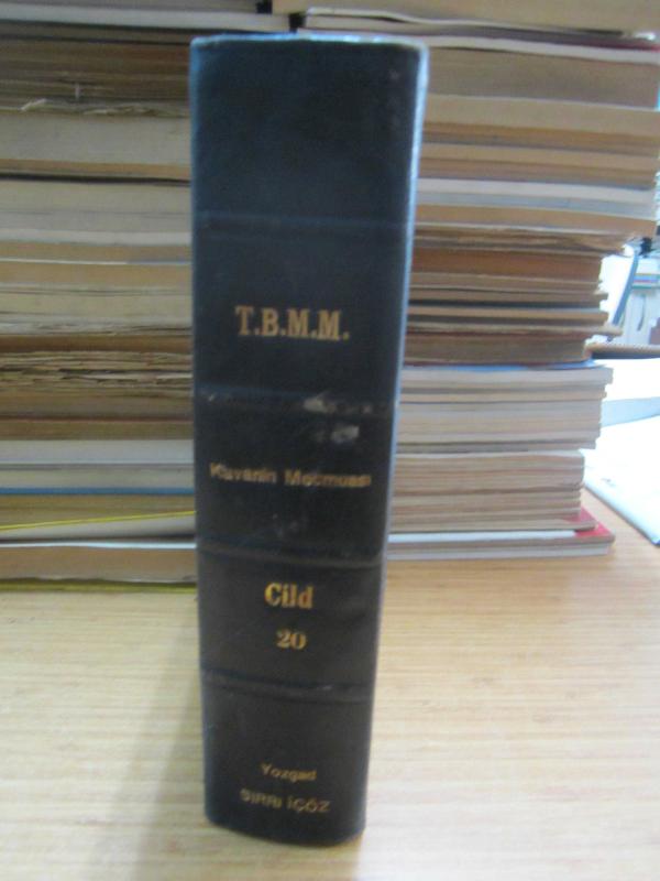 TBMM Kavanin Mecmuası Cilt 20 Devre VI İçtima Fevkalade 1939 - Ciltli