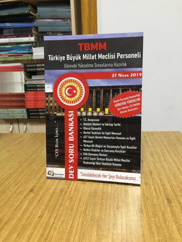 TBMM Türkiye Büyük Millet Meclisi Personeli Görevde Yükselme Sınavlarına Hazırlık Ortak Alan Dev Soru Bankası Next Kariyer Yayınları