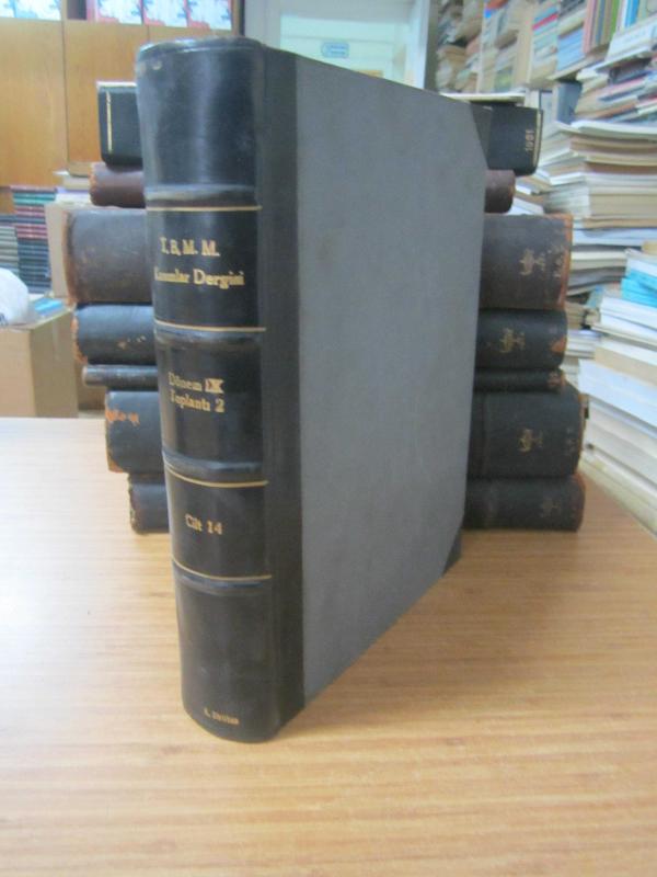 TBMM Tutanak Dergisi Cilt 14 Dönem IX Toplantı 2 - 24 Mart 1952 Tarihli Elli İkinci Birleşimden  30 Nisan 1952 Tarihli Altmış Altıncı Birleşime Kadar