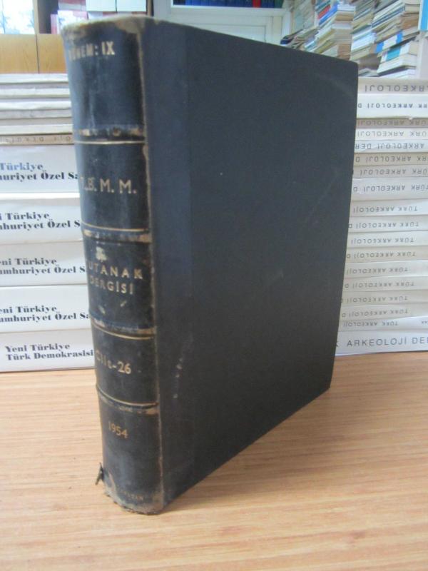 TBMM Tutanak Dergisi Cilt 26 Dönem IX Toplantı 4 - 2 Aralık 1953 Tarihli On İkinci Birleşimden 28 Aralık 1953 Tarihli Yirmi Üçüncü Birleşime Kadar - Ciltli