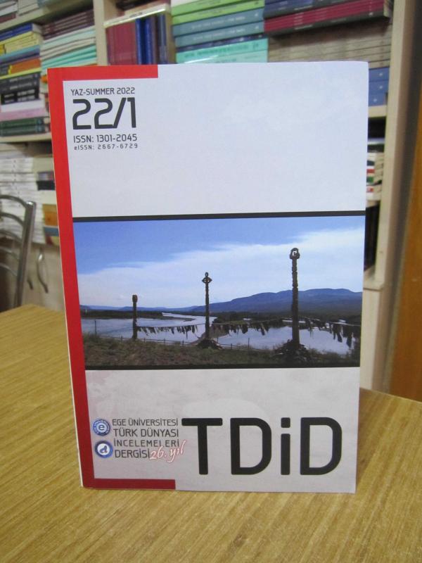 TDİD Türk Dünyası İncelemeleri Dergisi - 22/1 - Yaz 2022