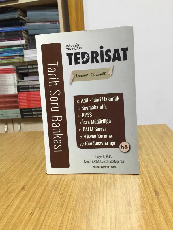 Tedrisat Tarih Soru Bankası Öğretir Yayınları (2022)