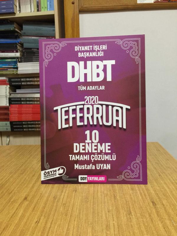 TEFERRUAT 2020 DHBT 10 Deneme Tamamı Çözümlü - Mustafa Uyan