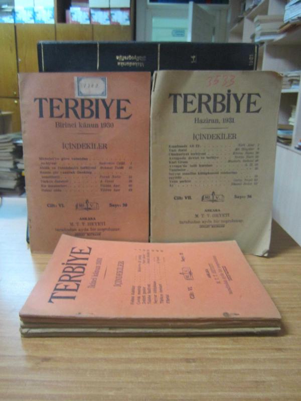Terbiye Dergisi - 7 Sayı TAKIM Sayılar: 30-31-32-33-34-35-36 (Birinci Kanun 1930, İkinci Kanun 1930, Şubat 1931, Mart-Nisan-Mayıs-Haziran 1931)