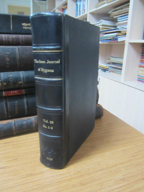 The American Journal of Hygiene - Volume 29 - No 1-3 - Year: 1939