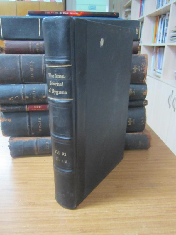 The American Journal of Hygiene - Volume 31 - No 1-3 - Year: 1940