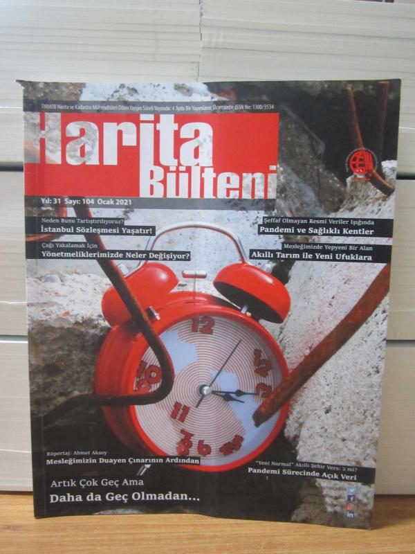 TMMOB Harita ve Kadastro Mühendisleri Odası - Harita Bülteni - Ocak 2021 Sayı 104