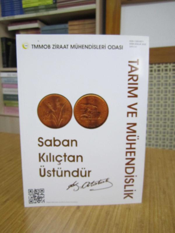 TMMOB Ziraat Mühendisleri Odası TARIM ve MÜHENDİSLİK Dergisi - Sayı 131 - Ekim Aralık 2020
