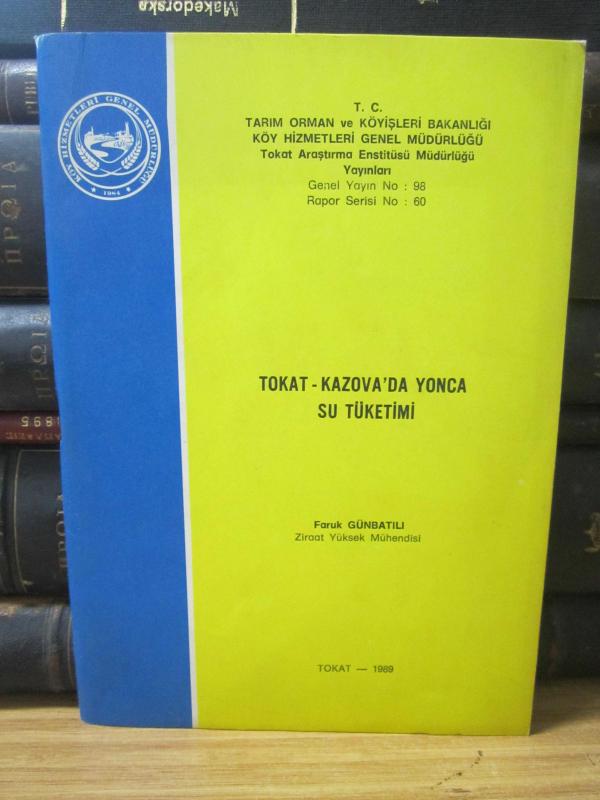 Tokat Kazova'da Yonca Su Tüketimi