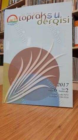 Toprak Gübre ve Su Kaynakları Merkez Araştırma Enstitüsü - Toprak Su Dergisi - Cilt 6 Sayı 2 Yıl 2017