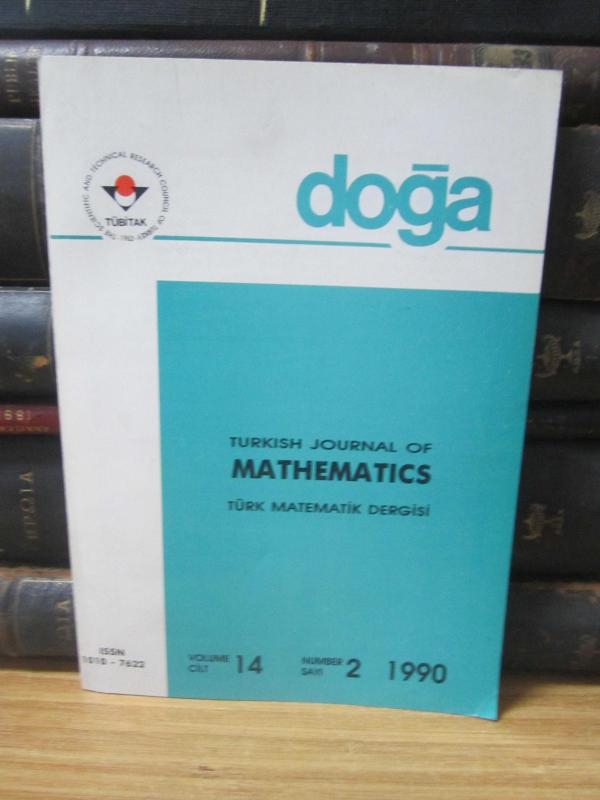 TÜBİTAK - Doğa Bilim Dergisi - Türk Matematik Dergisi - Cilt 14 Sayı 2 - 1990