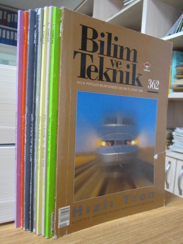 TÜBİTAK Bilim ve Teknik Dergisi - 9 Farklı Sayı TAKIM (1998 Yılı) - Sayılar: 362-364-367-368-369-370-371-372-373