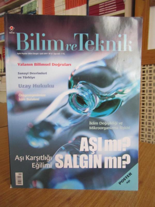 TÜBİTAK Bilim ve Teknik Dergisi - Sayı 622 - Eylül 2019 (Ekleri Yok)