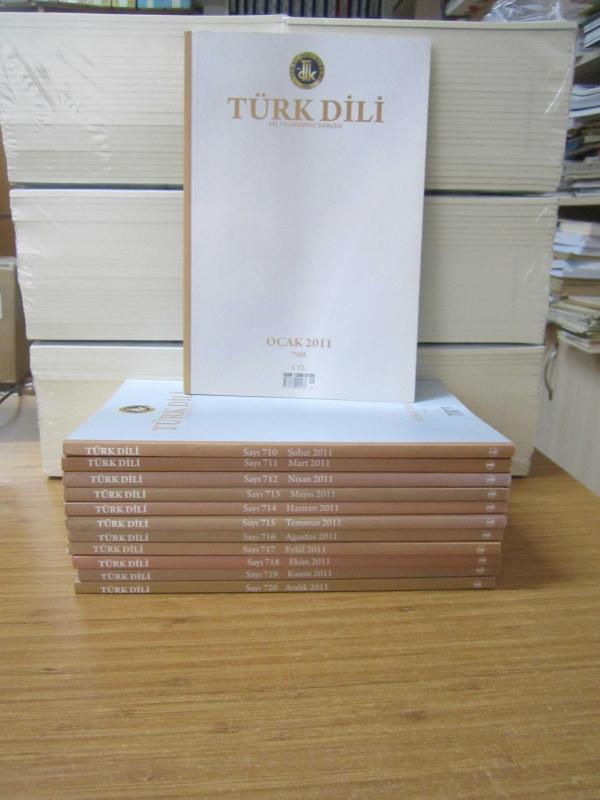 TÜRK DİLİ DERGİSİ - 2011 YILI Tüm Sayılar TAKIM (709-720 ve Arası Sayılar Mevcut)