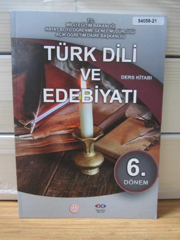 Türk Dili ve Edebiyatı 6.Dönem Ders Kitabı (2021)