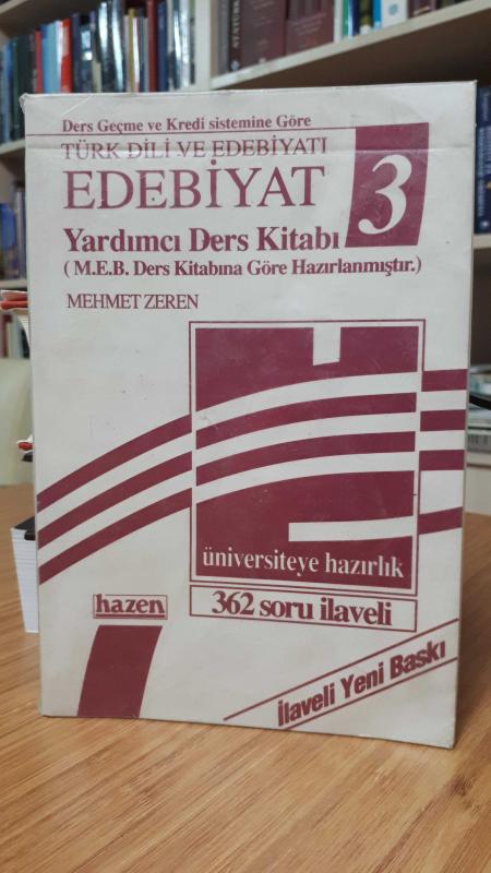 Türk Dili ve Edebiyatı Edebiyat 3 Yardımcı Ders Kitabı