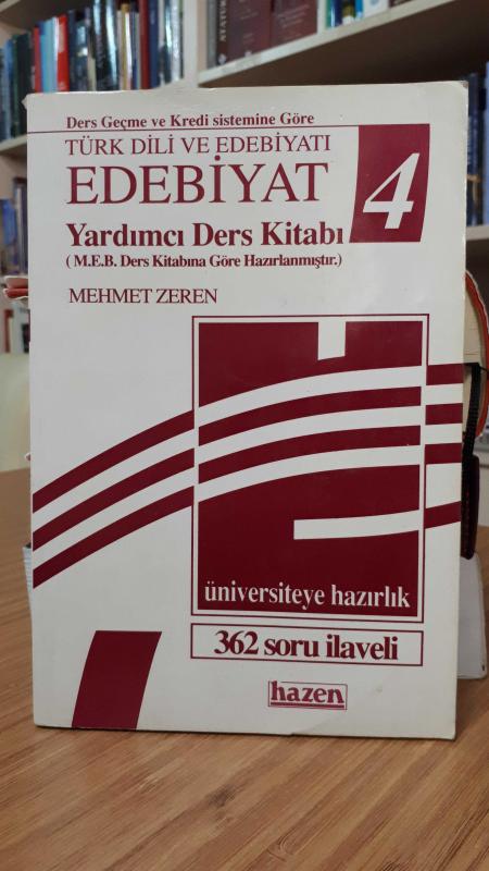 Türk Dili ve Edebiyatı Edebiyat 4 Yardımcı Ders Kitabı