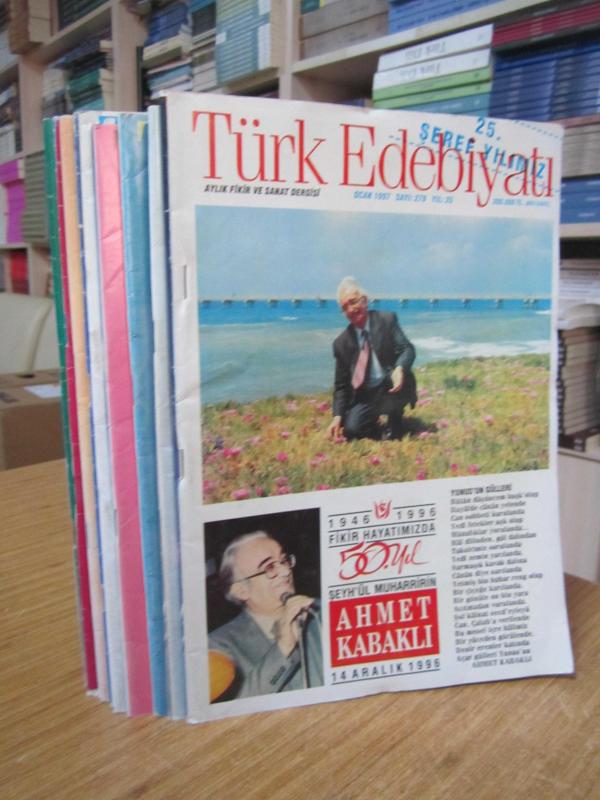 TÜRK EDEBİYATI Aylık Fikir ve Sanat Dergisi -  1997 Yılı Tüm Sayılar TAKIM (Sayılar: 279-290 ve Arası)