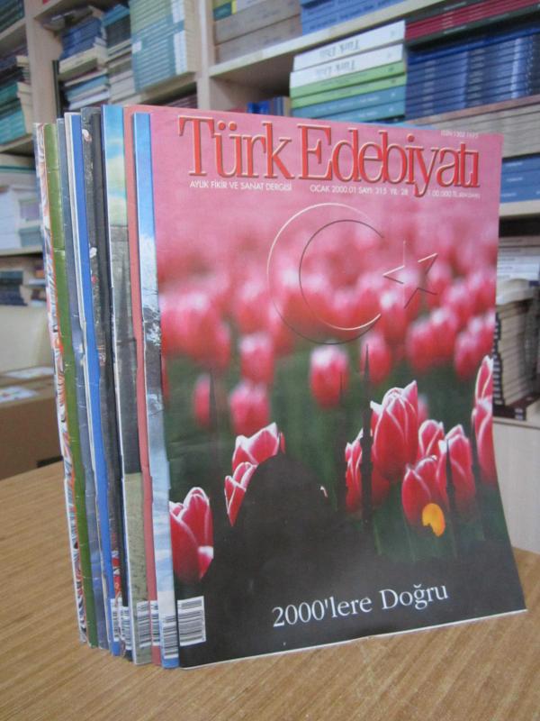 TÜRK EDEBİYATI Aylık Fikir ve Sanat Dergisi -  2000 Yılı Tüm Sayılar TAKIM (Sayılar: 315-326 ve Arası)