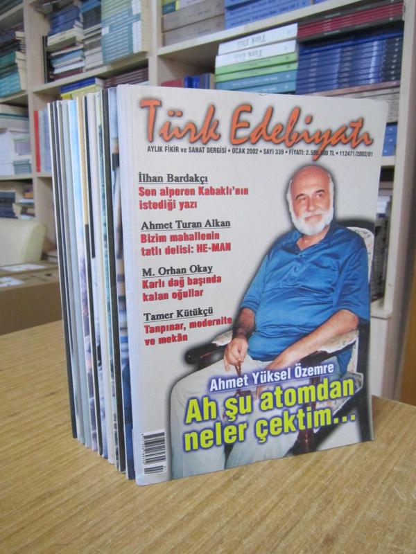 TÜRK EDEBİYATI Aylık Fikir ve Sanat Dergisi -  2002 Yılı Tüm Sayılar TAKIM (Sayılar: 339-350 ve Arası)