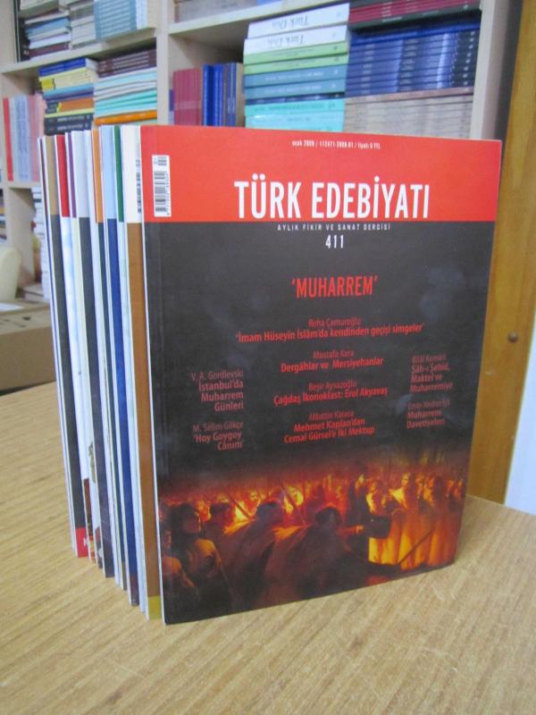 TÜRK EDEBİYATI Aylık Fikir ve Sanat Dergisi -  2008 Yılı Tüm Sayılar TAKIM (Sayılar: 411-422 ve Arası)