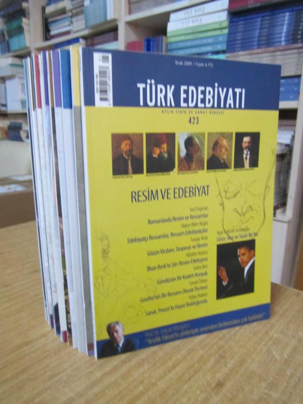 TÜRK EDEBİYATI Aylık Fikir ve Sanat Dergisi -  2009 Yılı Tüm Sayılar TAKIM (Sayılar: 423-434 ve Arası)