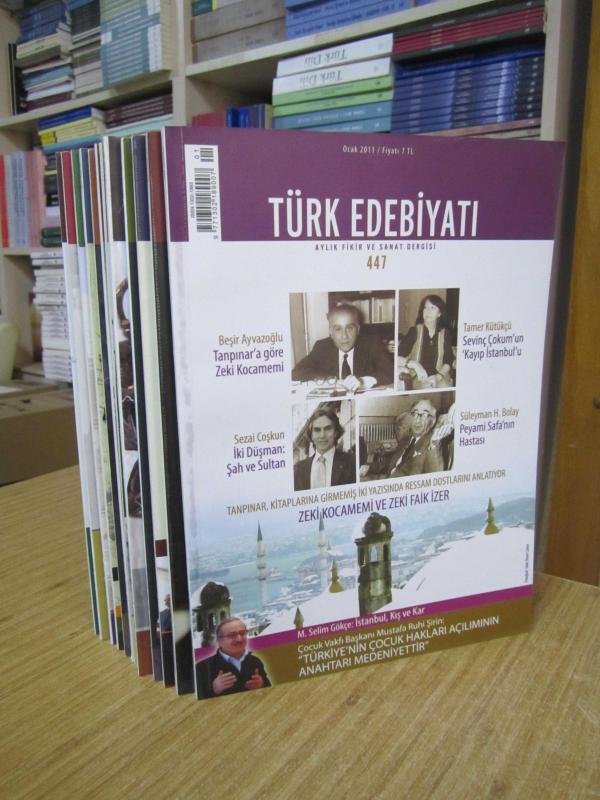 TÜRK EDEBİYATI Aylık Fikir ve Sanat Dergisi -  2011 Yılı Tüm Sayılar TAKIM (Sayılar: 447-458 ve Arası)