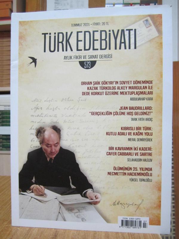 Türk Edebiyatı Aylık Fikir ve Sanat Dergisi - Sayı 573 - Temmuz 2021