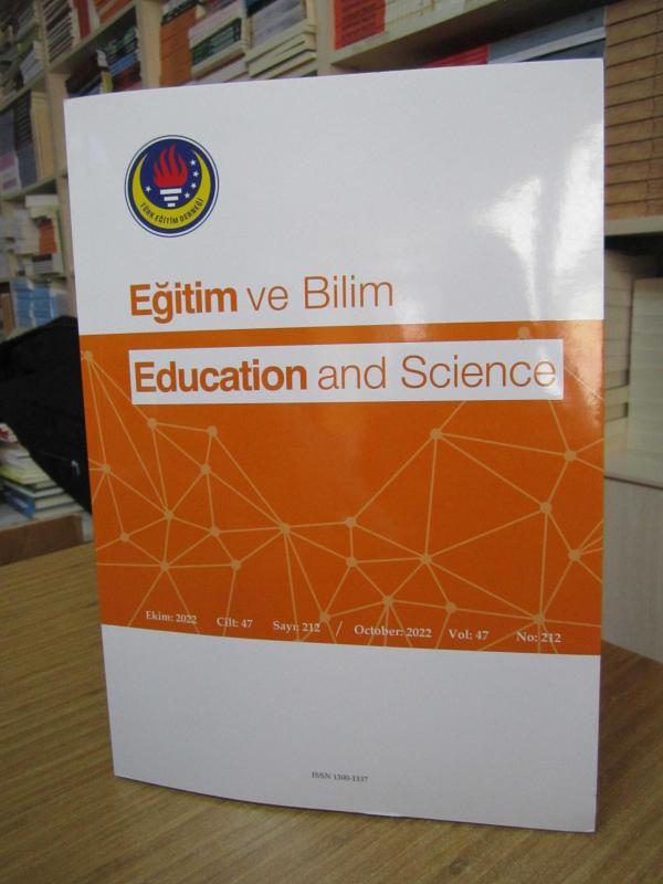 Türk Eğitim Derneği EĞİTİM ve BİLİM Dergisi - Cilt 47 Sayı 212 - Ekim 2022