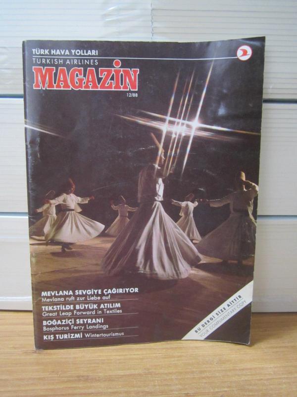 Türk Hava Yolları Magazin - 12/1988 / Turkish Airlines Magazine
