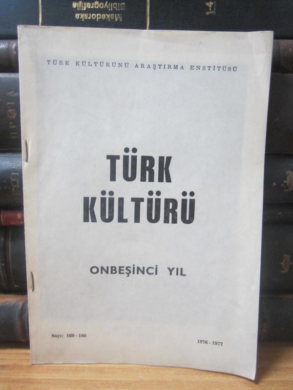 Türk Kültürü Dergisi - Sayı 169 - Yıl 1976