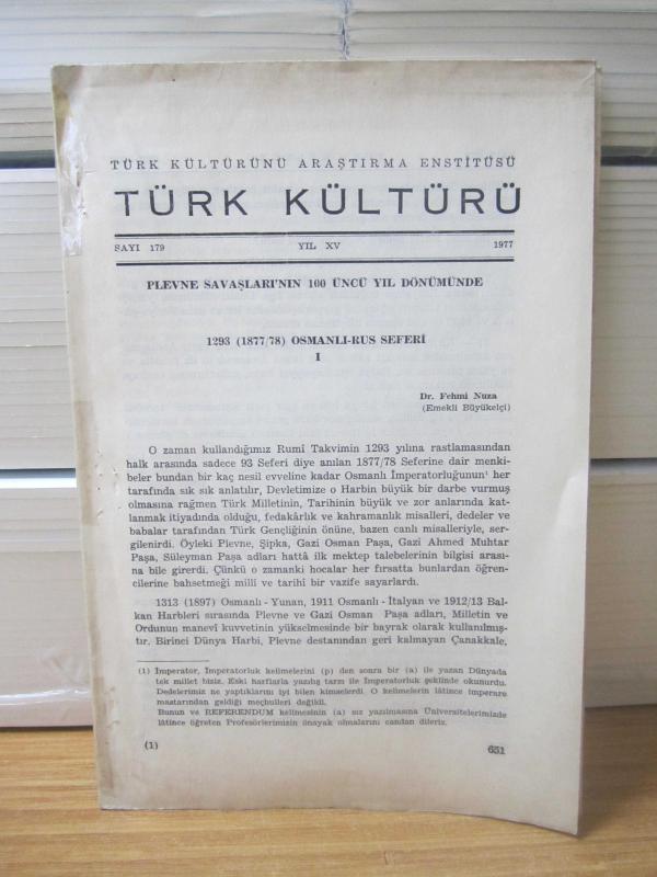 Türk Kültürü Dergisi - Sayı 179 - Yıl 1977 (Kapağı Yok)